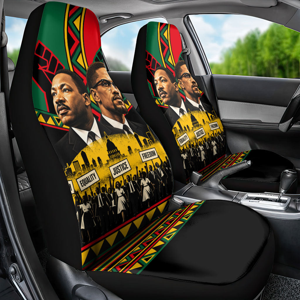 Martin Luther King Jr And Malcolm X Car Seat Cover Civil Rights Leaders ...