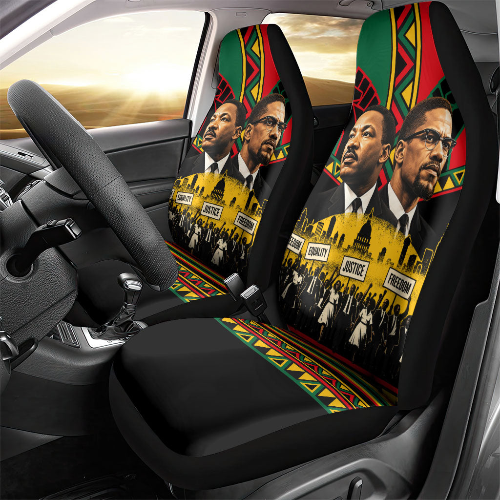 Martin Luther King Jr And Malcolm X Car Seat Cover Civil Rights Leaders ...
