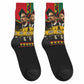 Martin Luther King Jr And Malcolm X Crew Socks Civil Rights Leaders - Black History Equality Freedom March