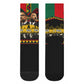 Martin Luther King Jr And Malcolm X Crew Socks Civil Rights Leaders - Black History Equality Freedom March