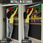 Martin Luther King Jr And Malcolm X Door Cover Civil Rights Leaders - Black History Equality Freedom March
