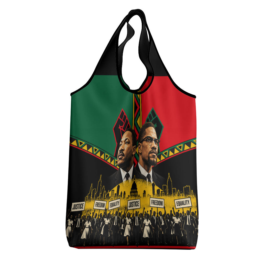 Martin Luther King Jr And Malcolm X Grocery Bag Civil Rights Leaders ...