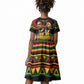 Martin Luther King Jr And Malcolm X Kid Short Sleeve Dress Civil Rights Leaders - Black History Equality Freedom March