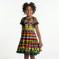 Martin Luther King Jr And Malcolm X Kid Short Sleeve Dress Civil Rights Leaders - Black History Equality Freedom March