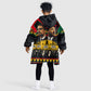 Martin Luther King Jr And Malcolm X Kid Wearable Blanket Hoodie Civil Rights Leaders - Black History Equality Freedom March
