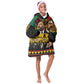 Martin Luther King Jr And Malcolm X Kid Wearable Blanket Hoodie Civil Rights Leaders - Black History Equality Freedom March