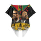 Martin Luther King Jr And Malcolm X Off Shoulder Wrap Waist Top Civil Rights Leaders - Black History Equality Freedom March