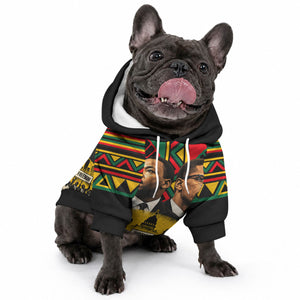Martin Luther King Jr And Malcolm X Pet Hoodie Civil Rights Leaders - Black History Equality Freedom March