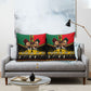 Martin Luther King Jr And Malcolm X Pillow Cover Civil Rights Leaders - Black History Equality Freedom March