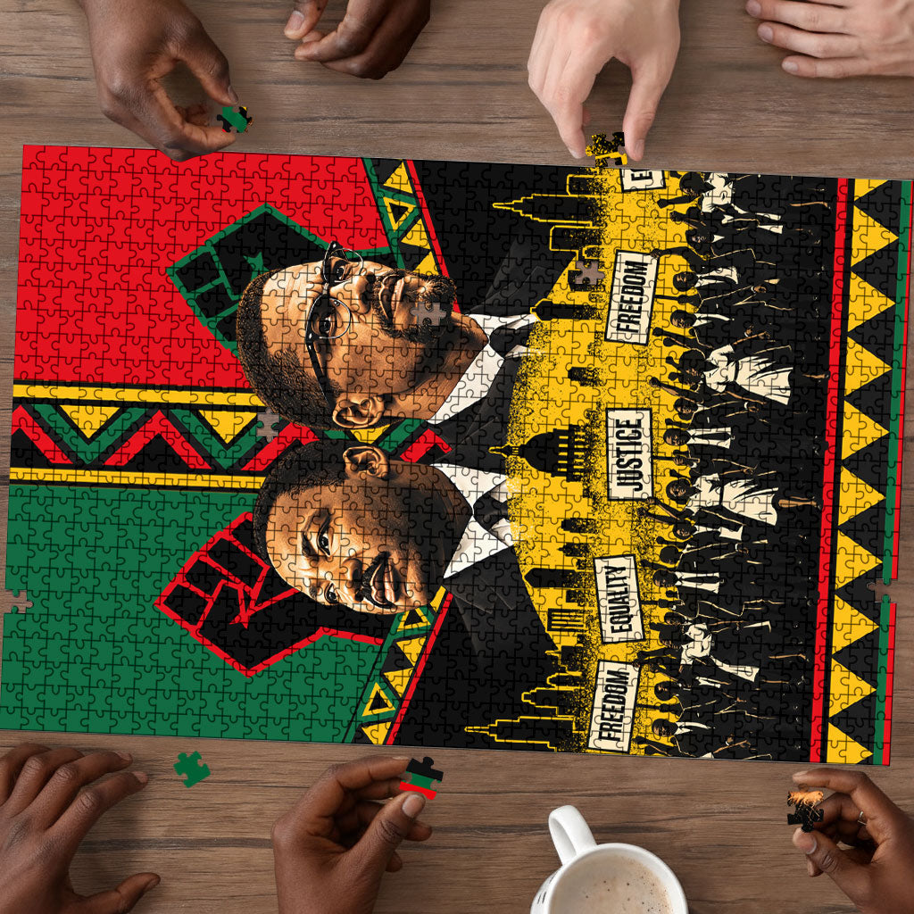 Civil Rights Leaters Martin Luther King Jr And Malcolm X Puzzle Civil Rights Leaders - Black ...