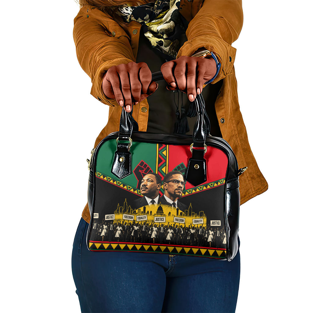 Martin Luther King Jr And Malcolm X Shoulder Handbag Civil Rights ...