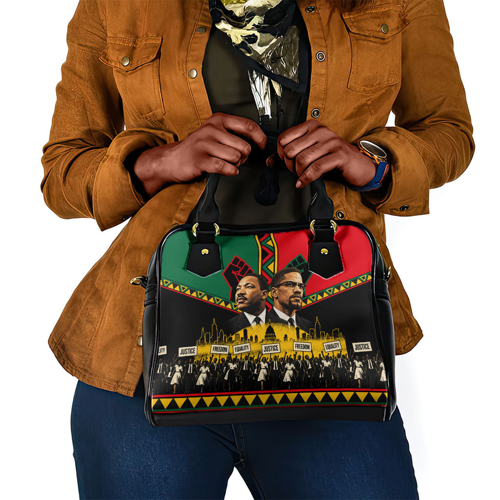 Martin Luther King Jr And Malcolm X Shoulder Handbag Civil Rights ...