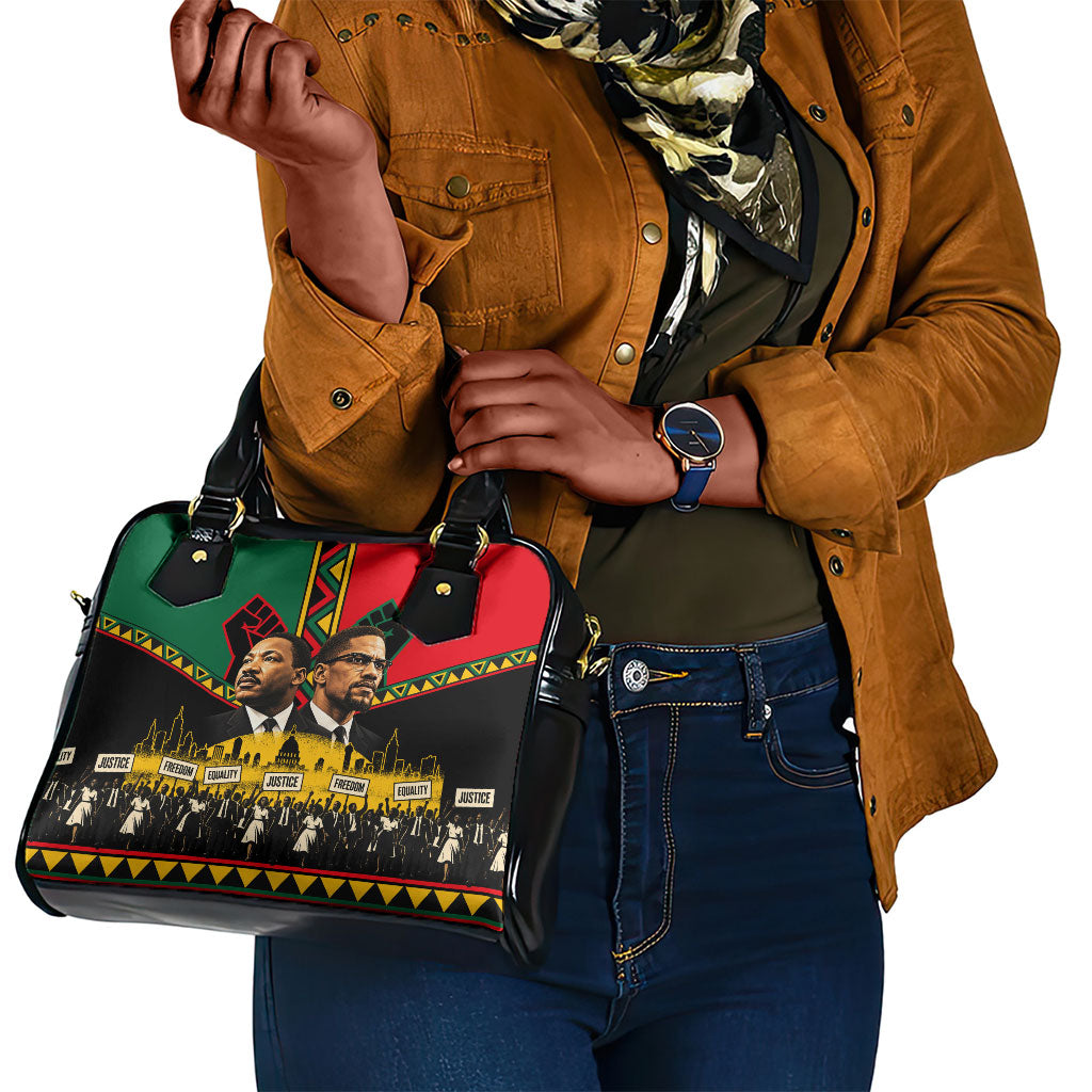 Martin Luther King Jr And Malcolm X Shoulder Handbag Civil Rights ...