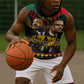 Martin Luther King Jr And Malcolm X Sleeveless Hoodie Civil Rights Leaders - Black History Equality Freedom March