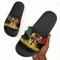 Martin Luther King Jr And Malcolm X Slide Sandals Civil Rights Leaders - Black History Equality Freedom March
