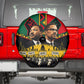 Martin Luther King Jr And Malcolm X Spare Tire Cover Civil Rights Leaders - Black History Equality Freedom March