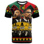 Martin Luther King Jr And Malcolm X T shirt Civil Rights Leaders - Black History Equality Freedom March