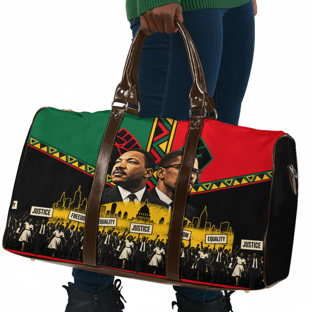 Martin Luther King Jr And Malcolm X Travel Bag Civil Rights Leaders ...
