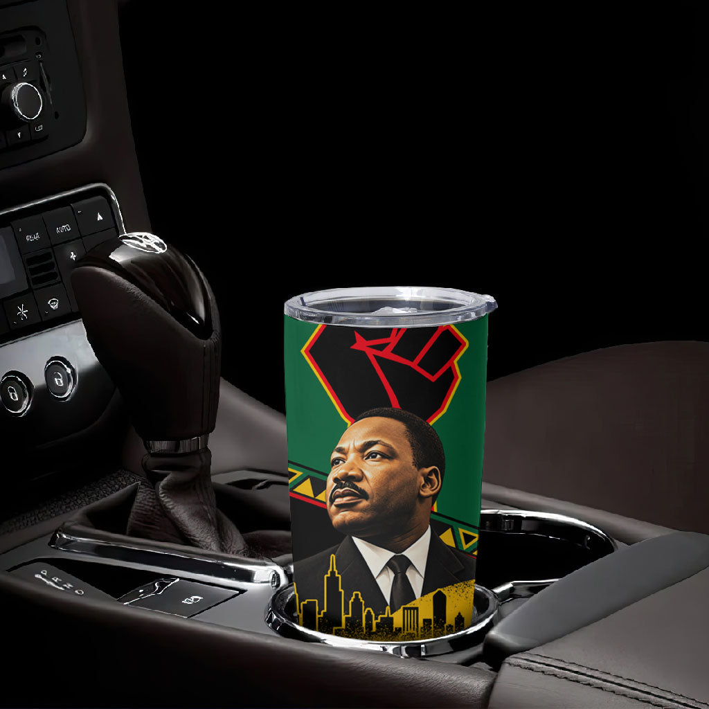 Martin Luther King Jr And Malcolm X Tumbler Cup Civil Rights Leaders - Black History Equality Freedom March