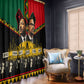 Martin Luther King Jr And Malcolm X Window Curtain Civil Rights Leaders - Black History Equality Freedom March