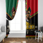 Martin Luther King Jr And Malcolm X Window Curtain Civil Rights Leaders - Black History Equality Freedom March
