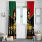 Martin Luther King Jr And Malcolm X Window Curtain Civil Rights Leaders - Black History Equality Freedom March