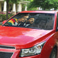 MLK And Malcolm X Civil Rights Auto Sun Shade Martin Luther King Jr - Pan African Flag - Vintage Newspaper