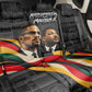 MLK And Malcolm X Civil Rights Back Car Seat Cover Martin Luther King Jr - Pan African Flag - Vintage Newspaper