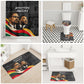 MLK And Malcolm X Civil Rights Bathroom Set Martin Luther King Jr - Pan African Flag - Vintage Newspaper
