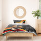 MLK And Malcolm X Civil Rights Bedding Set Martin Luther King Jr - Pan African Flag - Vintage Newspaper