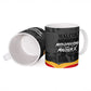 MLK And Malcolm X Civil Rights Ceramic Mug Martin Luther King Jr - Pan African Flag - Vintage Newspaper