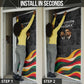 MLK And Malcolm X Civil Rights Door Cover Martin Luther King Jr - Pan African Flag - Vintage Newspaper