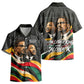 MLK And Malcolm X Civil Rights Kid Hawaiian Shirt Martin Luther King Jr - Pan African Flag - Vintage Newspaper