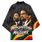 MLK And Malcolm X Civil Rights Kimono Martin Luther King Jr - Pan African Flag - Vintage Newspaper