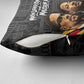 MLK And Malcolm X Civil Rights Pillow Cover Martin Luther King Jr - Pan African Flag - Vintage Newspaper