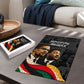 MLK And Malcolm X Civil Rights Puzzle Martin Luther King Jr - Pan African Flag - Vintage Newspaper