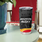 MLK And Malcolm X Civil Rights Tumbler Cup Martin Luther King Jr - Pan African Flag - Vintage Newspaper