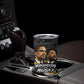 MLK And Malcolm X Civil Rights Tumbler Cup Martin Luther King Jr - Pan African Flag - Vintage Newspaper