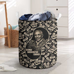 George Washington Carver Laundry Basket Peanut From Soil Comes Knowledge Quote and Agricultural Roots - African Pride