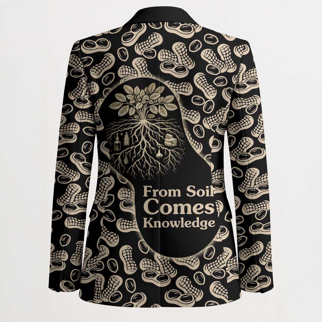 George Washington Carver Blazer Peanut From Soil Comes Knowledge Quote and Agricultural Roots - African Pride