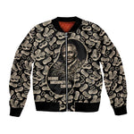 George Washington Carver Bomber Jacket Peanut From Soil Comes Knowledge Quote and Agricultural Roots - African Pride