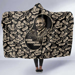 George Washington Carver Hooded Blanket Peanut From Soil Comes Knowledge Quote and Agricultural Roots - African Pride