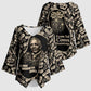 George Washington Carver Kimono Sleeve Blouse Peanut From Soil Comes Knowledge Quote and Agricultural Roots - African Pride