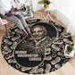 George Washington Carver Round Carpet Peanut From Soil Comes Knowledge Quote and Agricultural Roots - African Pride