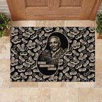 George Washington Carver Rubber Doormat Peanut From Soil Comes Knowledge Quote and Agricultural Roots - African Pride