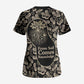 George Washington Carver Scrub Top Peanut From Soil Comes Knowledge Quote and Agricultural Roots - African Pride