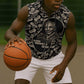 George Washington Carver Sleeveless Zip Hoodie Peanut From Soil Comes Knowledge Quote and Agricultural Roots - African Pride