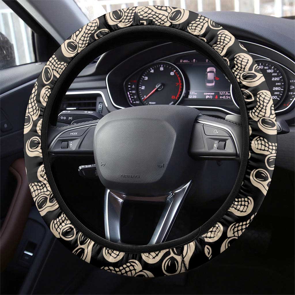 George Washington Carver Steering Wheel Cover Peanut From Soil Comes Knowledge Quote and Agricultural Roots - African Pride