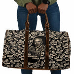 George Washington Carver Travel Bag Peanut From Soil Comes Knowledge Quote and Agricultural Roots - African Pride