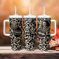 George Washington Carver Tumbler With Handle Peanut From Soil Comes Knowledge Quote and Agricultural Roots - African Pride